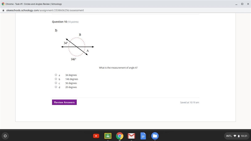 Same thing find the missing number to replace (A)-example-1