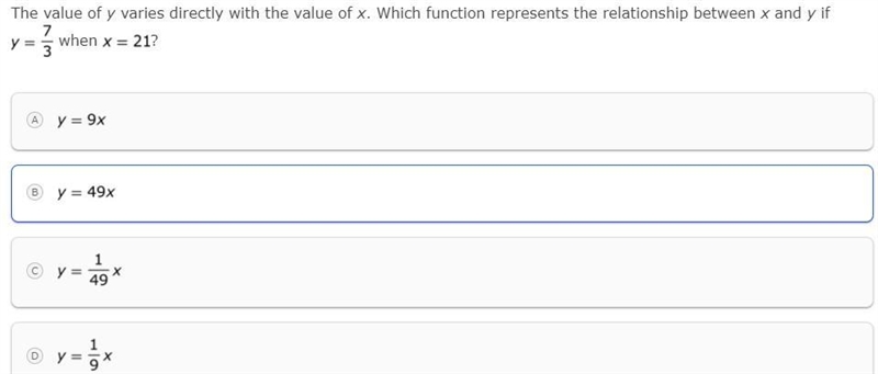 I really appreciate any help! So I used to know how to solve direct variation but-example-1