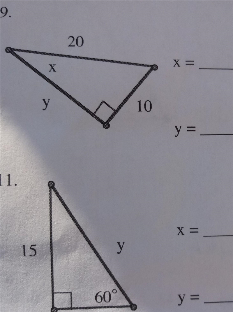 Solve for x and y...............​-example-1