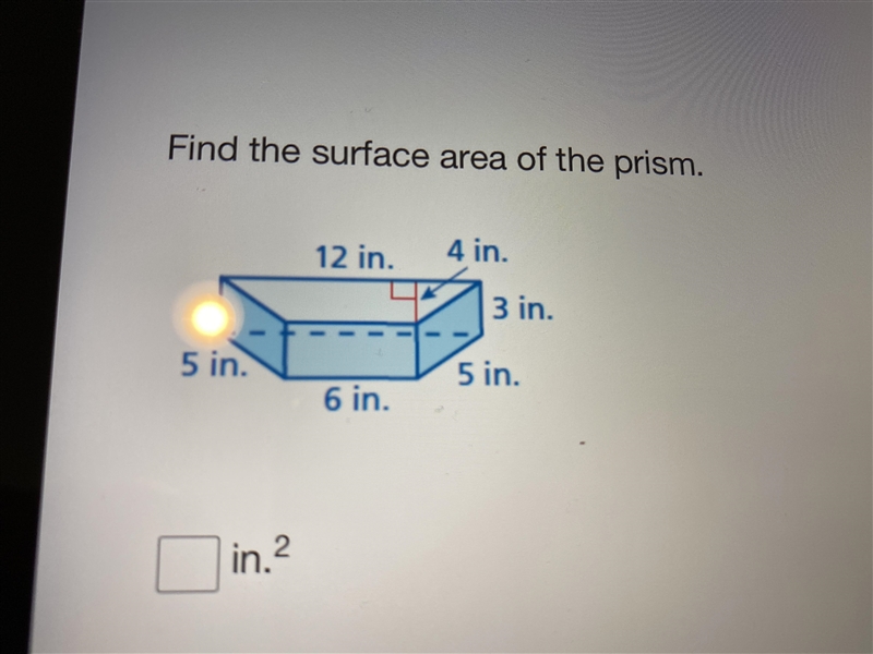 Find the surface area of the prism.-example-1