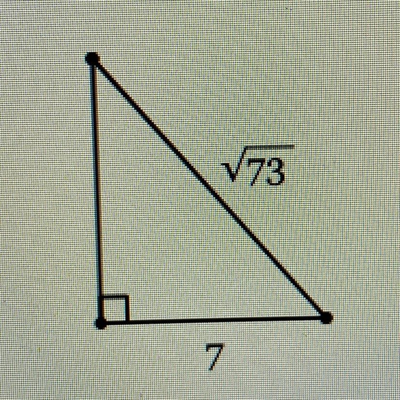 60 POINTS!!! PLEASE HELP ASAP!!! Find the 3rd side in simplest radical form.-example-1