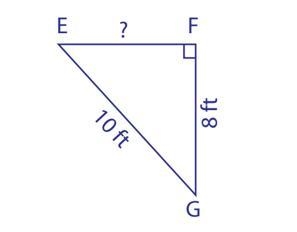 Determine the missing length using the Pythagorean theorem. Round the answer to the-example-1