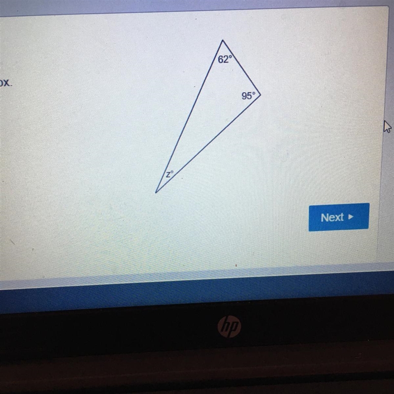 Math help ASAP easy points What is the value of Z? Enter your answer in the box.-example-1