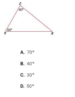 What is the measure of X?-example-1