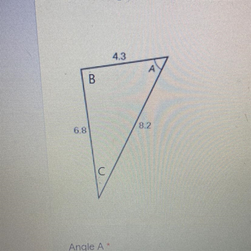 Use the image below to solve for the missing angles (round to the nearest tenth) I-example-1