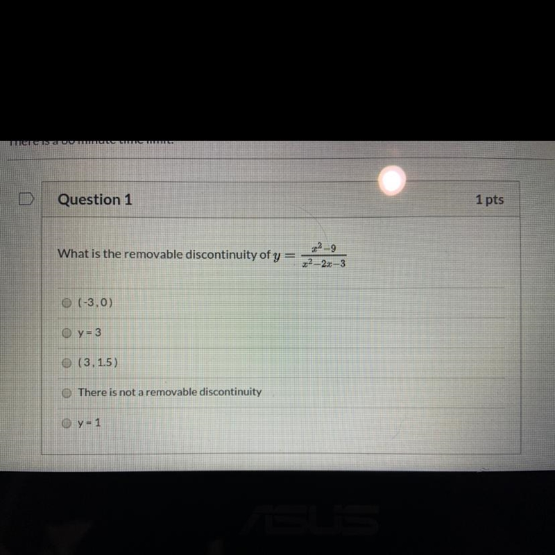 What is the removable discontinuity-example-1