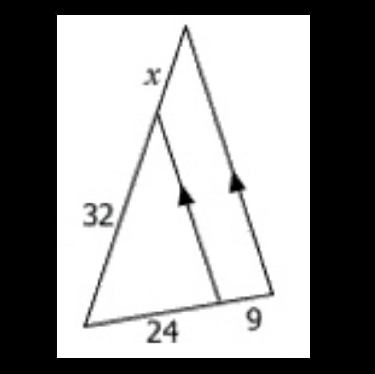 Find x. pleaaaaase help-example-1