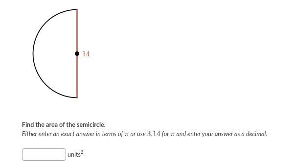 Find the area of the semicircle.-example-1