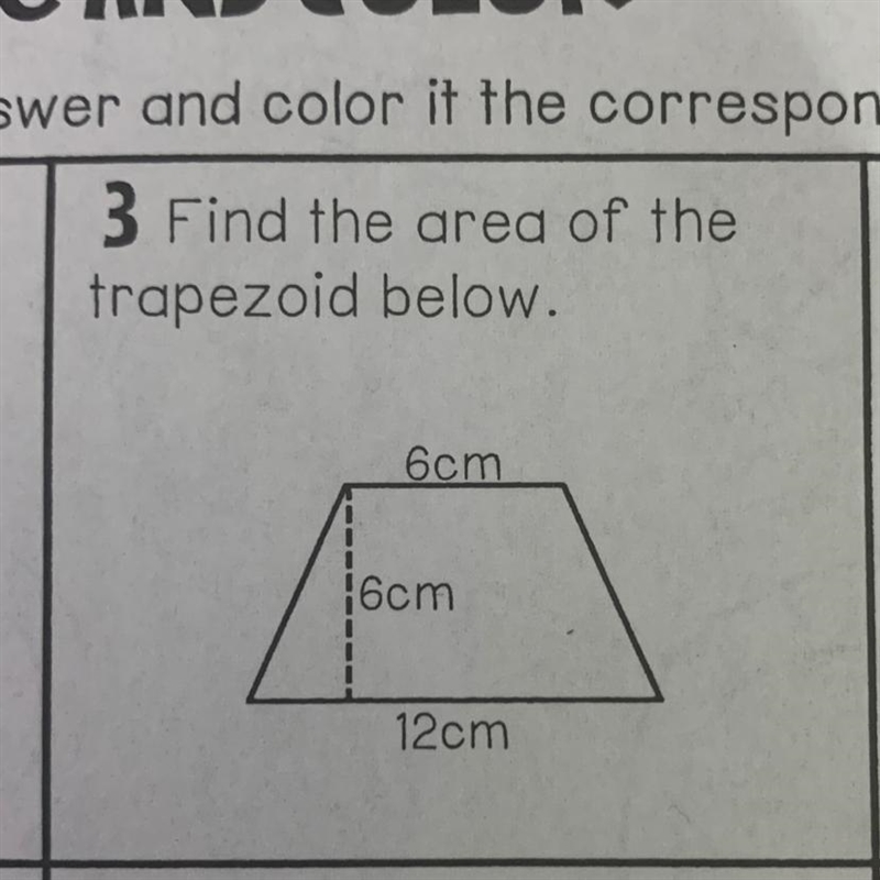 Find the area of the trapezoid below.-example-1