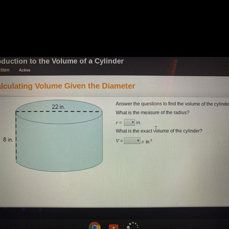 What is the measure of the radius?-example-1