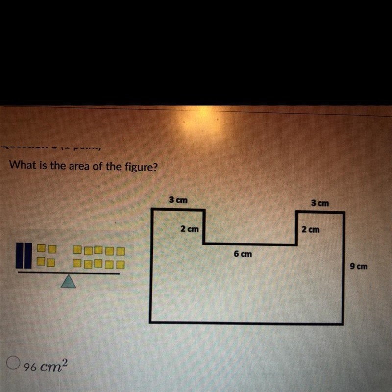 96cm2 108cm2 93cm2 120cm2 What is the area of the figure????-example-1