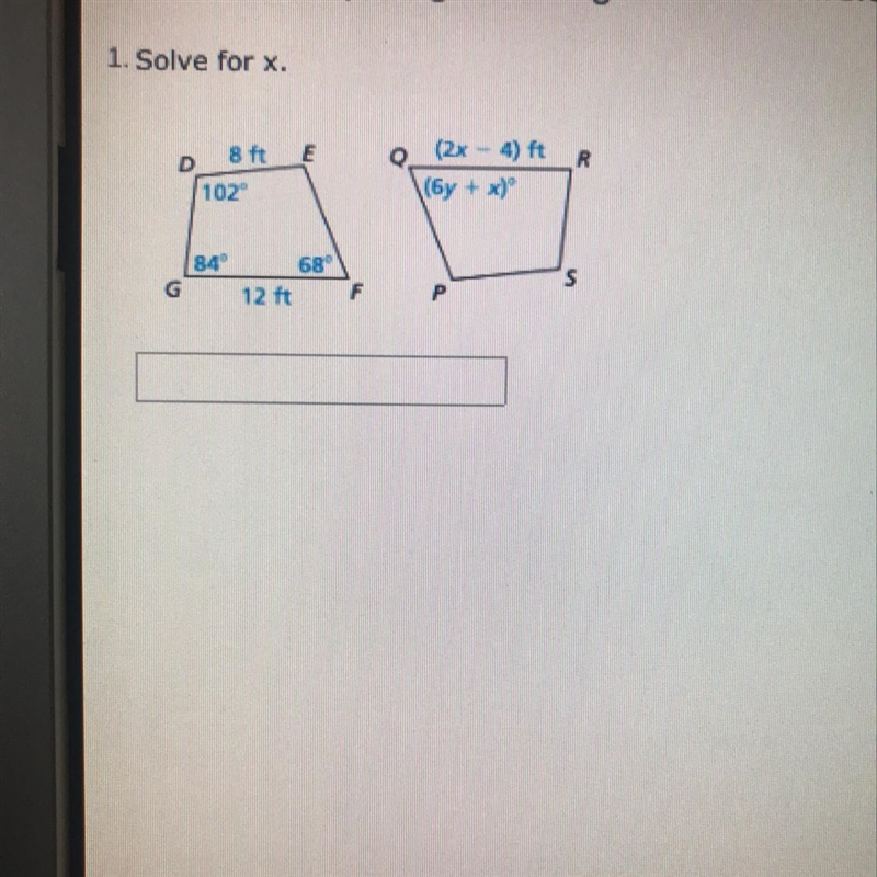 Solve for x. Pls explain your answer.-example-1