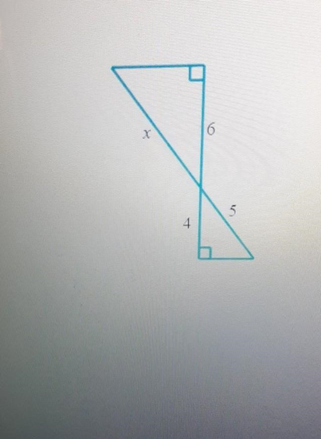 Find the length of x.​-example-1