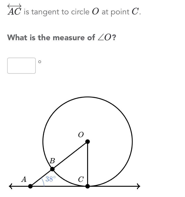 What is the measure of O?-example-1