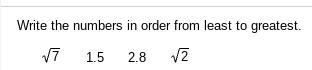 Please!!!! Order the following from least to greatest!!!-example-1