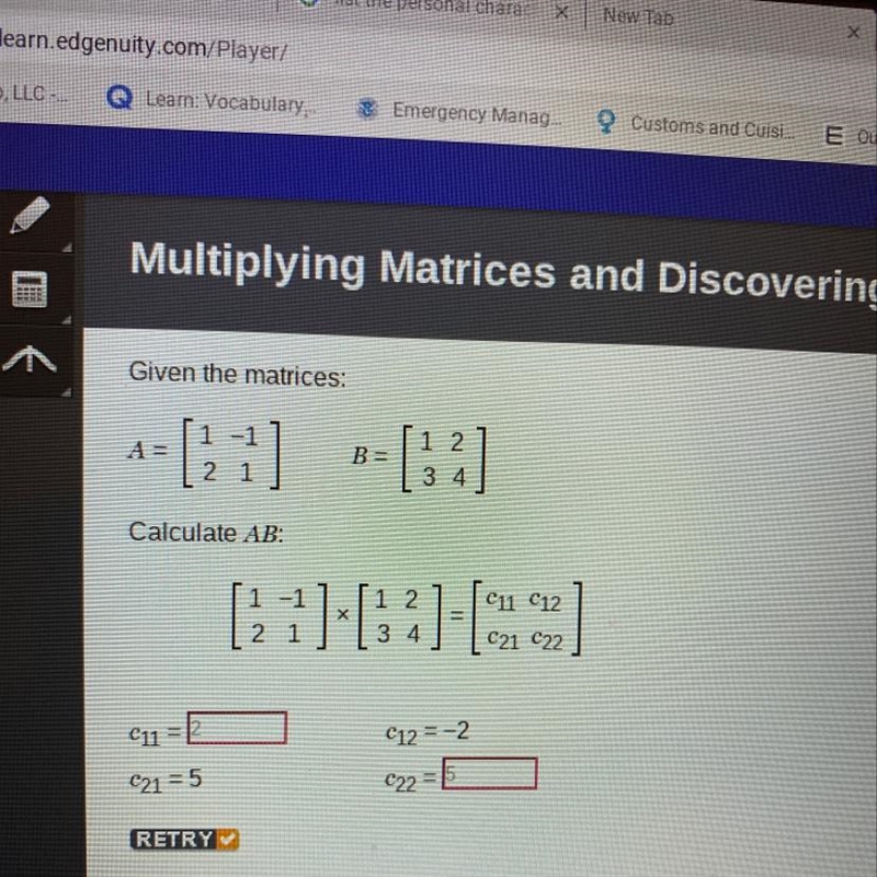 Solve with the given matrices-example-1