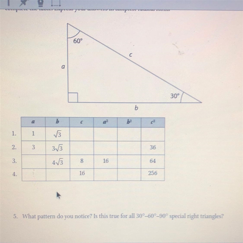 Can someone help me please and the last question says what pattern do you notice? Is-example-1