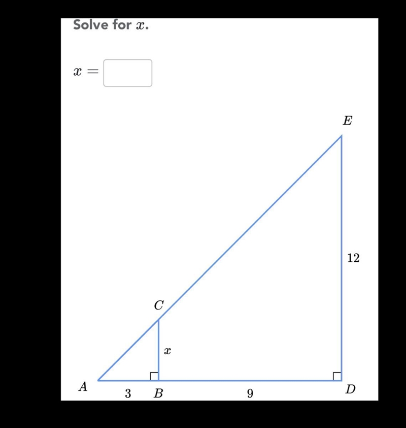 Please answer! Solve for X-example-1