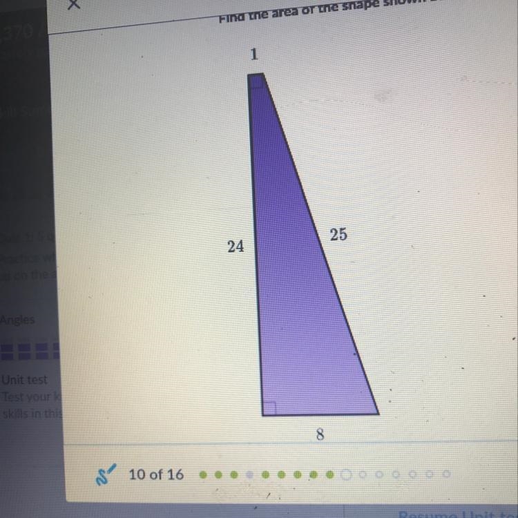 What is the area of the shape-example-1