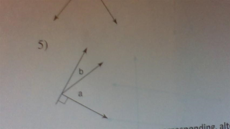 Identify the angle as adjacent, vertical, complimentary, supplementary, congruent-example-1