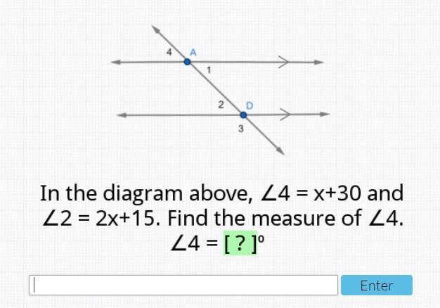 Find the measure of angle 1-example-1