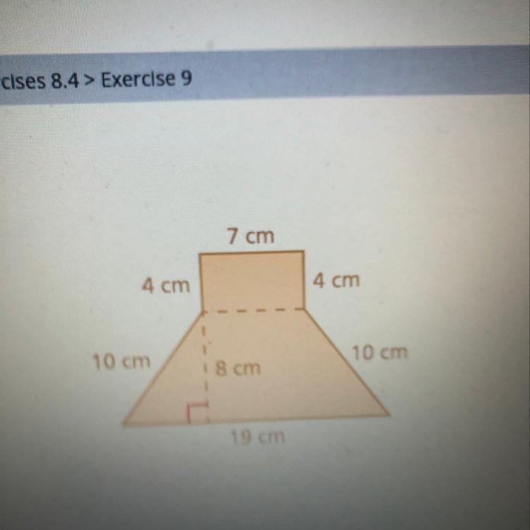 Find the area of the figure-example-1