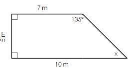 What is the measure of angle x in the figure below?-example-1