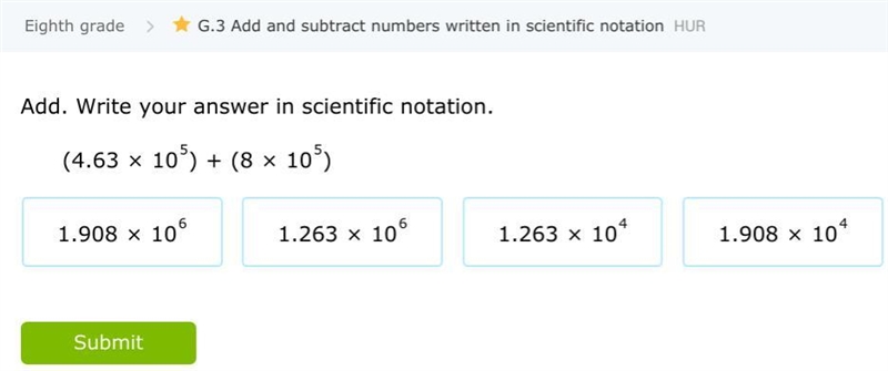 Write your answer in scientific notation. Take a look at the picture.-example-1