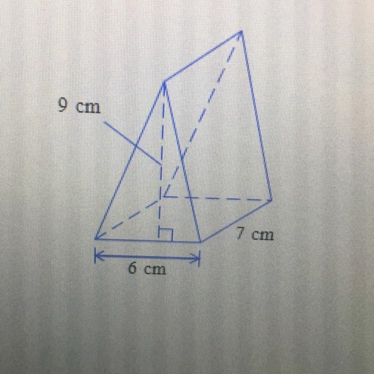 Find the volume of this triangular prism-example-1