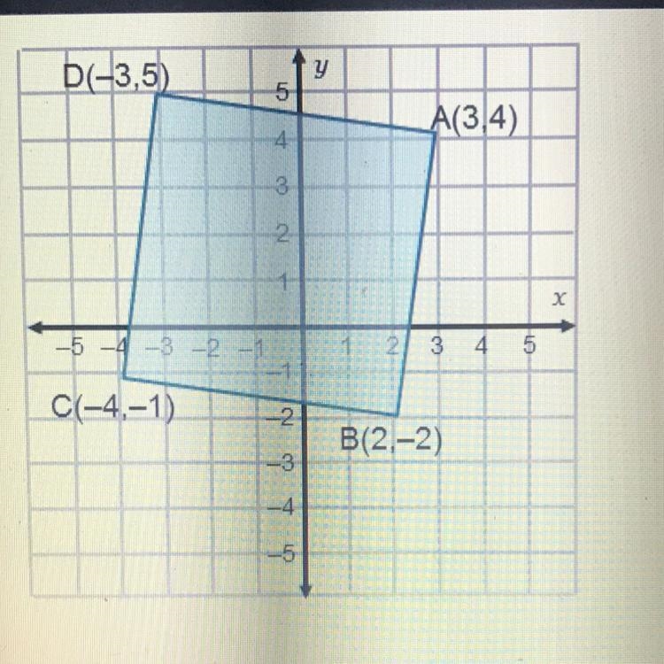 What is the permeter of square ABCD?-example-1