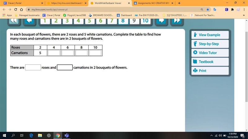 Can someone help me with this problem. I have just started 2nd quarter and my teacher-example-1