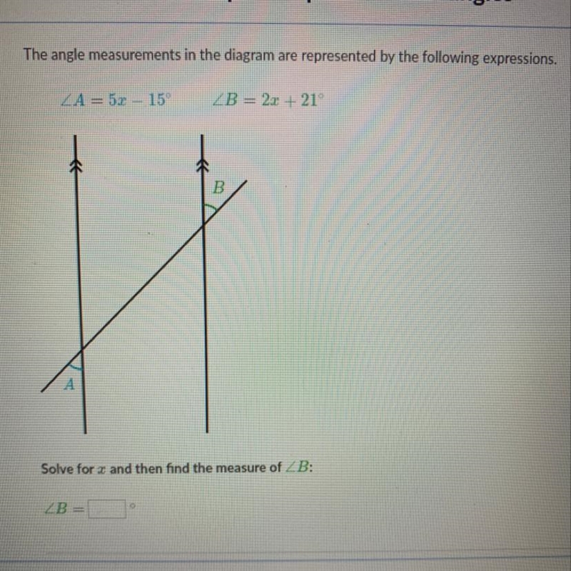 Someone please solve for angle B-example-1