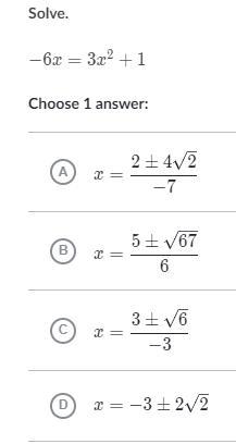 Solve the quadratic equation-example-1