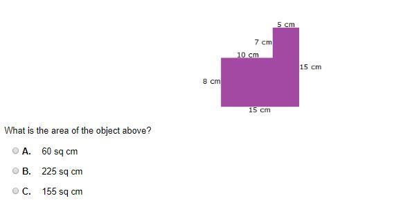 What is the area of the object above?-example-1