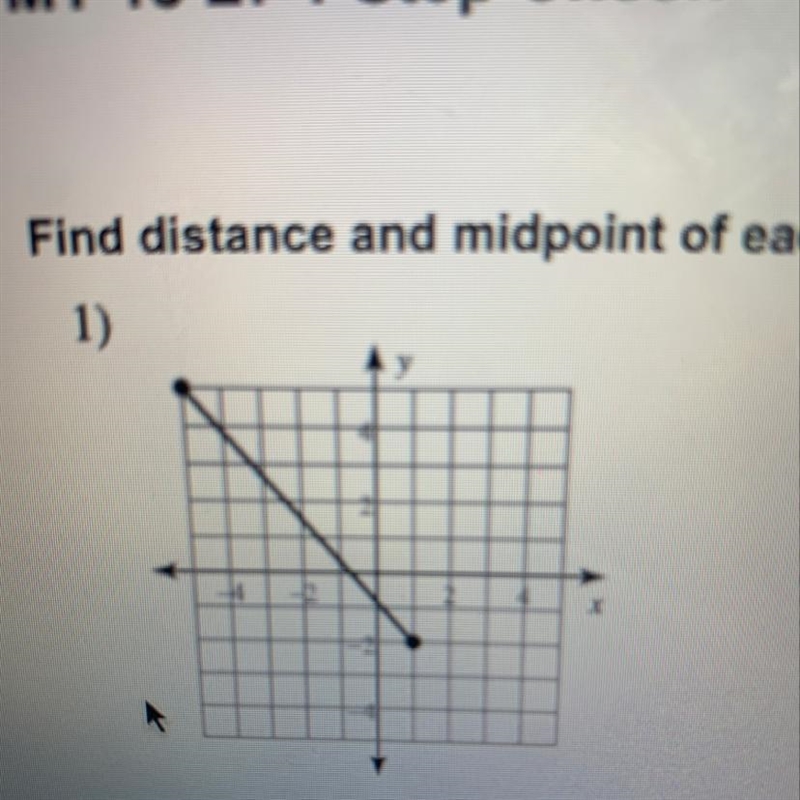 Can someone help me with this? I need to find the distance and midpoint-example-1