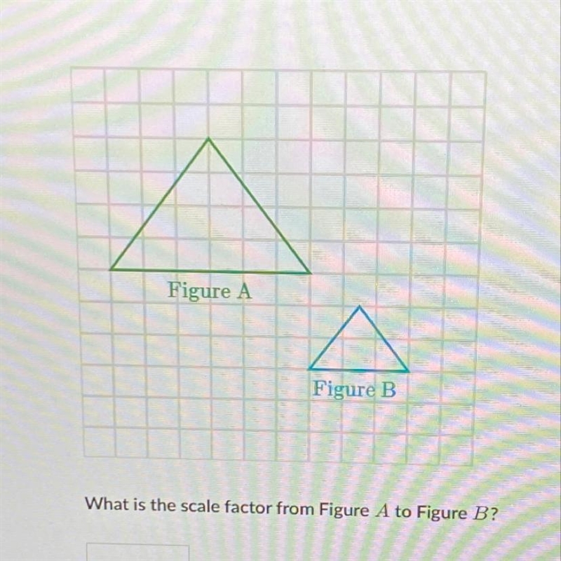 Figure B is a scaled copy of Figure A. What is the scale factor from Figure A to Figure-example-1