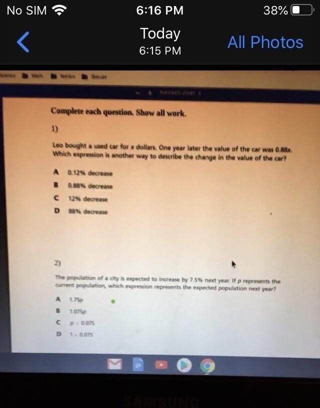 How do I do this?? I’m confused (only #1 and show all work)-example-1