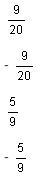 The product of a number and -9/10 is 1/2. What is the number?-example-1