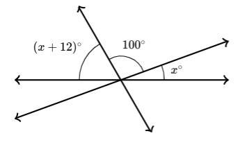 Solve for x in the diagram below.-example-1