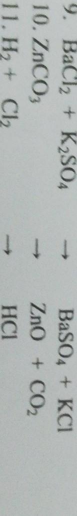 Balance ZnCO3->ZnO+CO2 The 10th question​-example-1