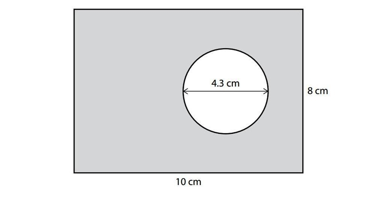 What is the area of the shaded region in the figure shown? A 18.6 cm2 B 21.9 cm2 C-example-1