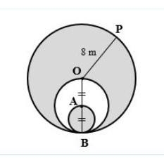 Find the area of the shaded regions. Give your answer as a completely simplified exact-example-1