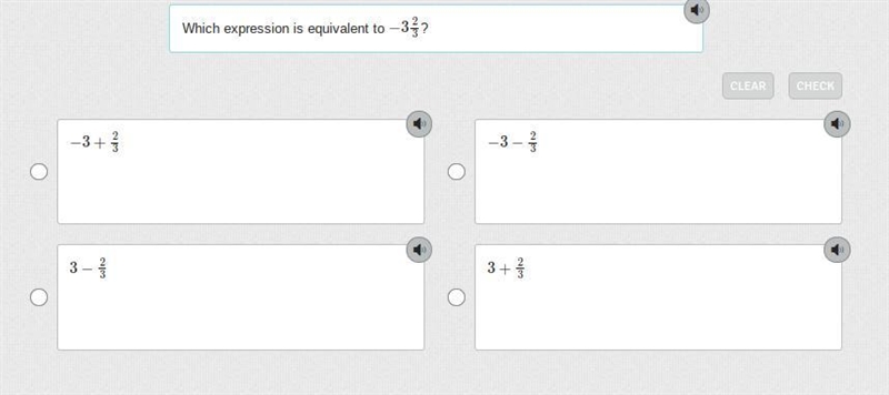 Which expression is equivalent to -3 2/3-example-1