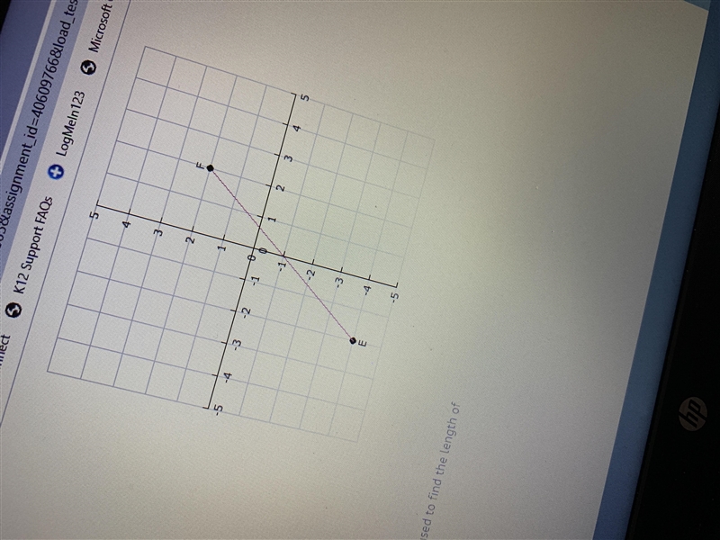 Which formula should be used to find the length of EF Plzzzz help me I’ve been stuck-example-1