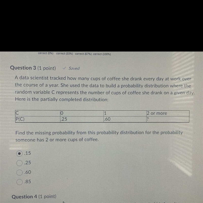 A data scientist tried to many cups of coffee she drink every day at work over the-example-1