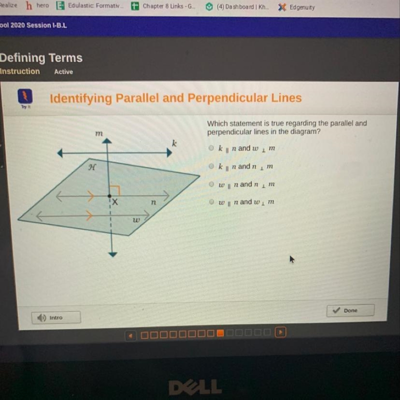 Identifying parallel and perpendicular lines-example-1