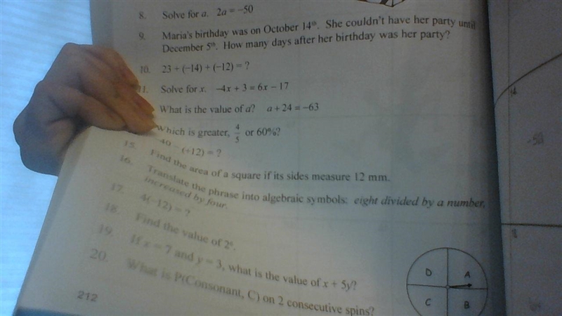 What is P(Consonant,C) on two consecutive spins i need help-example-1