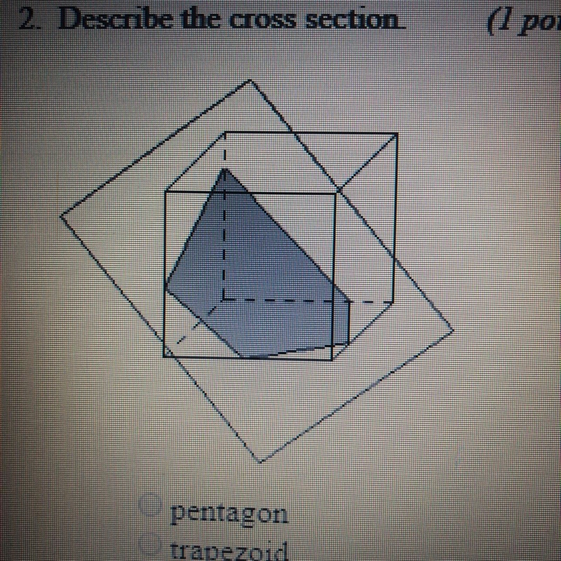 Describe the cross section below !!!! Please help ASAP-example-1