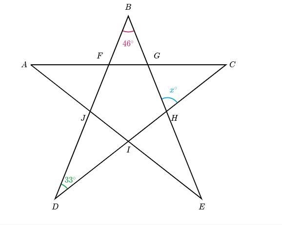 Please helppppppppppppppp fine x its high school geometry-example-1