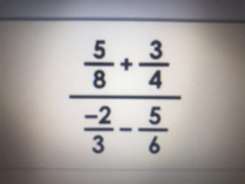 What is the answer (11/12 ) (-2.1/16) (2 1/16) (-11/12)-example-1